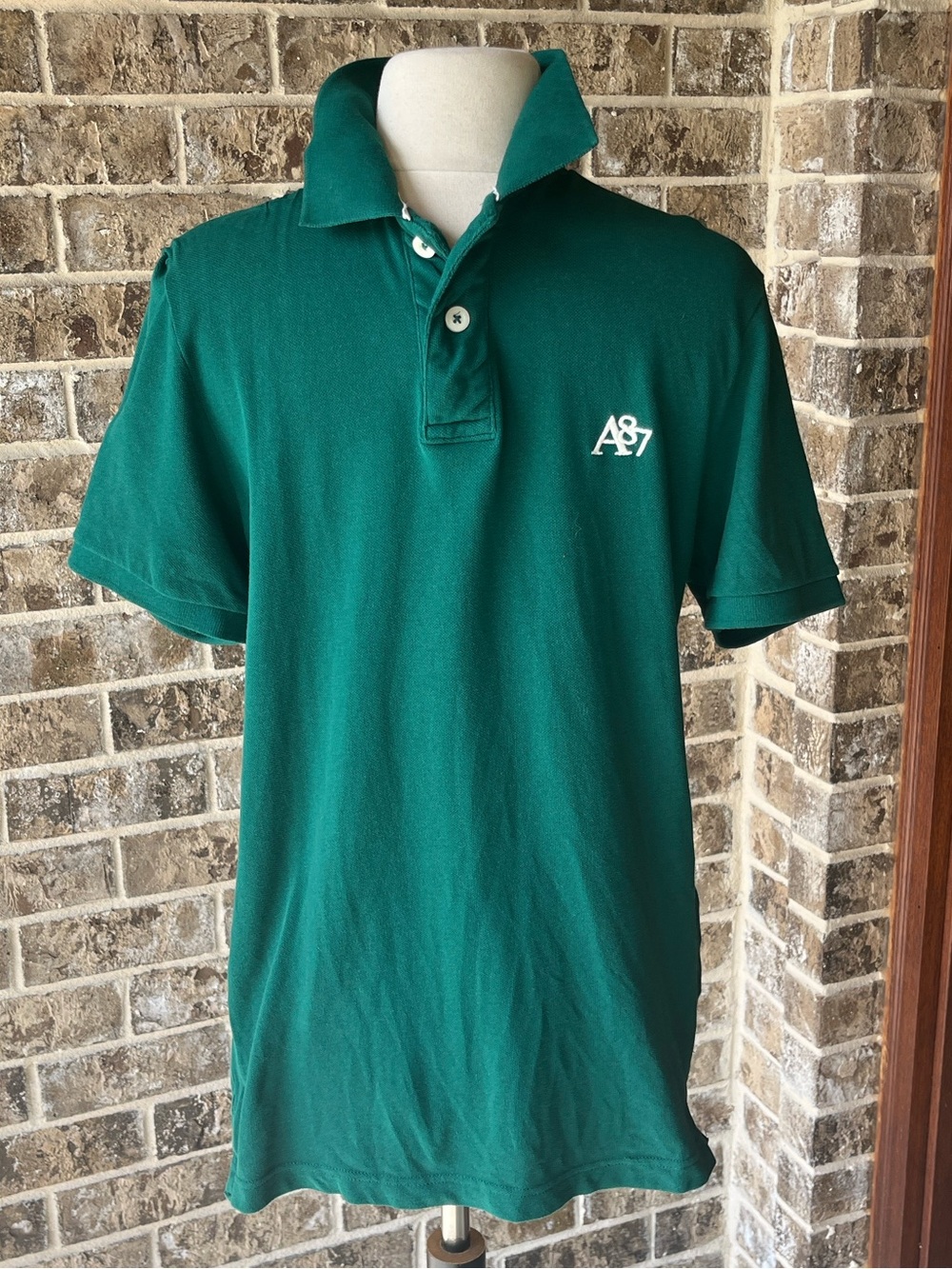 Aeropostale Dark Green Cotton Polo